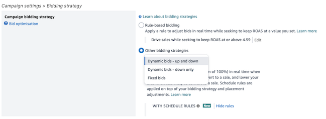 bidding strategy